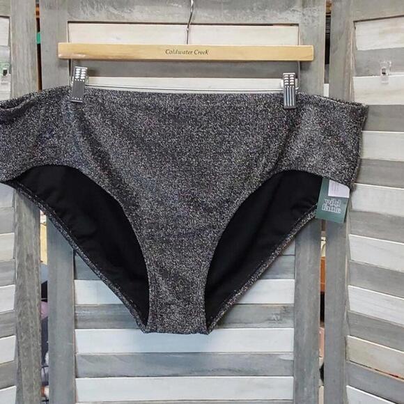 Women's High Leg Cheeky Bikini Bottom | Wild Fable | 3X - Picture 1 of 7